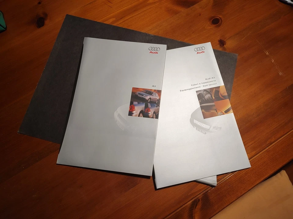 Doppio Depliant /Catalogo / Brochure AUDI A3 - Immagine 3 di 4