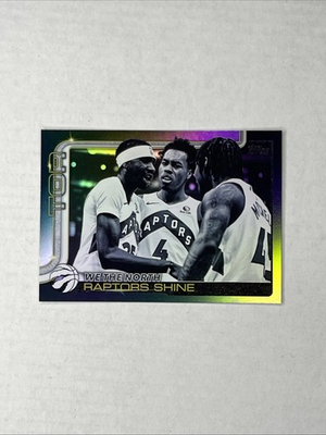 #ad 2025 Topps Toronto Raptors Shine #276 Blackout Black Friday $2.25
