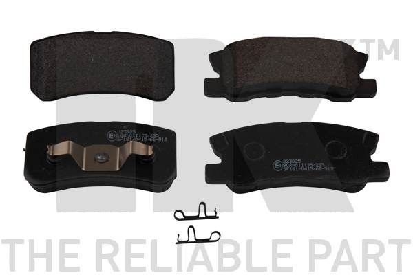 NK Bremsbelagsatz, Scheibenbremse 223025 FüR Chrysler CitroËN Dodge Jeep-image