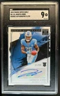 2023 Impeccable Jahmyr Gibbs Rookie Auto RC #21/99 Lions SGC 9