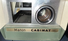 Vintage Cabin Manon Cabimat Slide Proj. w/Cover, Manual, Bulb, Remote & Trays