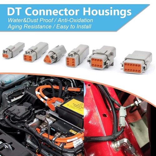 ST6234 708 Piezas Kit Conector DT,2 3 4 6 8 12 Pin Gris Impermeable Eléctrico... - Imagen 4 de 7