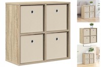 Sideboard Mit Schubladen Sonoma-Eiche 59,5X27X57 Cm