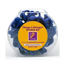 Bright Blue Things 4 Strings Hold Fish Studio Kit of Violin/Viola Teaching Ai...