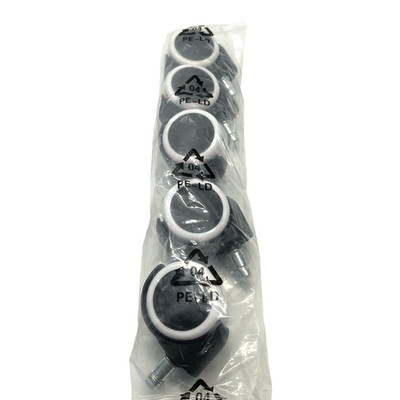 Office Chair Caster Wheels Rollerblade Style Smooth & Quiet Replacement Set 2''