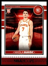 2024-25 Hoops Nikola Durisic Rookie Atlanta Hawks #273