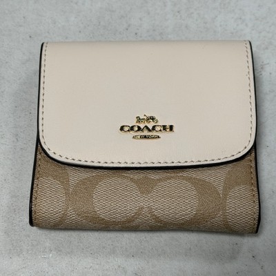 COACH F87589 IMDQC Small Wallet In Signature Canvas