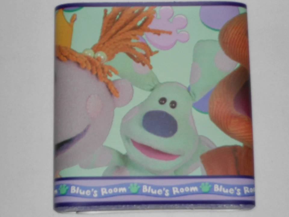 BLUES CLUES BLUE'S ROOM SELF ADHESIVE WALLPAPER BORDER (NEW) 15ft X 5" Ea Foto 4 de 4