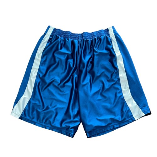 Rare Vintage Champion C9 Heavy Basketball Shorts Dazzle Blue White XL - Picture 6 of 6