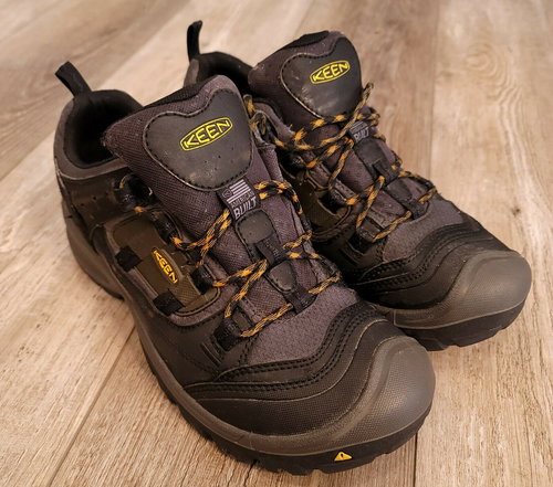 black keen work shoes