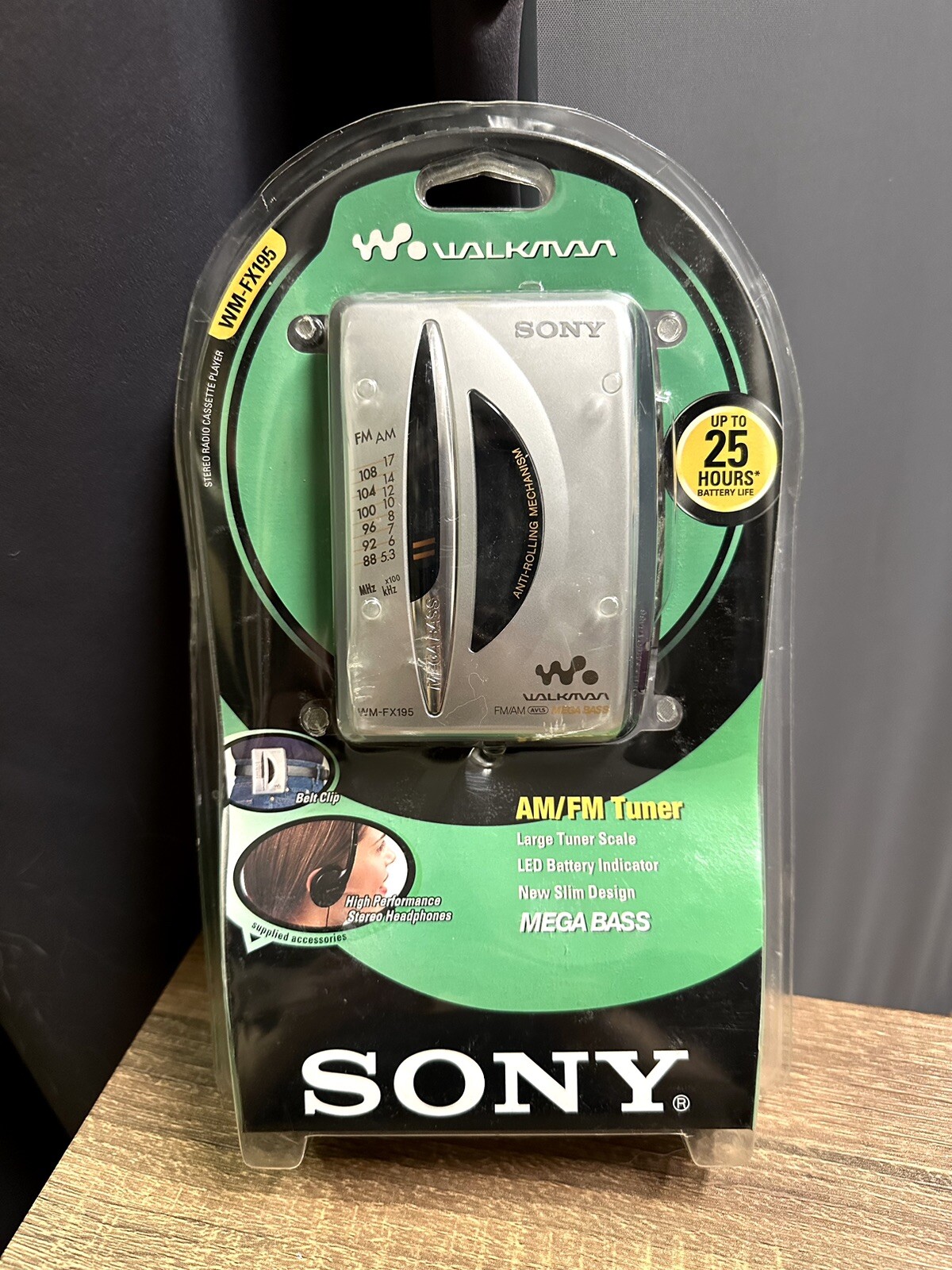 Sony Walkman WM-FX195 AM/FM Radio Cassette Player  NEW In Sealed Case