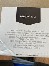 AMAZON BASICS NEW - Baby  Toddler Car Back Seat Safety Mirror - Rear  Jumbo