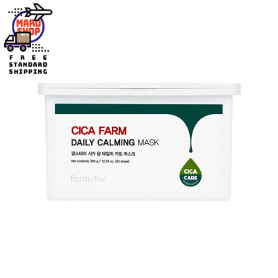 FARM STAY Cica Farm Daily Calming Mask Sheets 350g / 12.34 fl oz X 30 Sheets