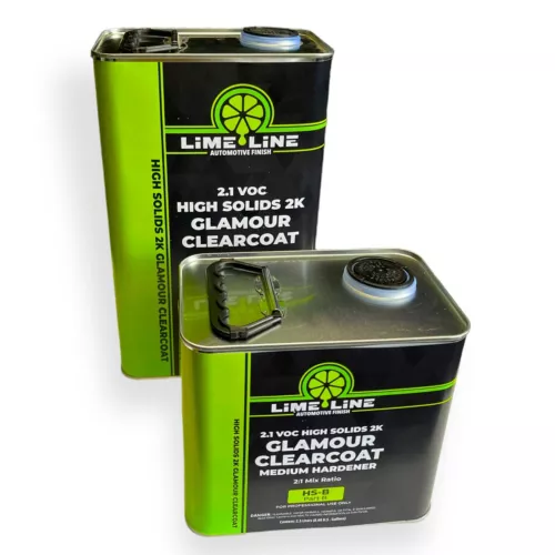 LiME LiNE 2 Gallon Automotive Urethane Clearcoat kit - 2:1 mix High Gloss -Clear