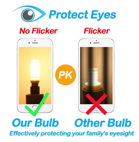 Lamsky Ba15d led Light Bulb 7.5W,B15 Double Contact Bayonet Base,120V Warm White - Picture 4 of 5