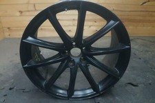 22x10 Inch Rear Wheel Rim 10 Spoke Black T4a17665 Oem Jaguar F-pace Svr 2019-21
