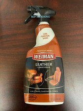 Weiman Leather Cleaner Conditioner Protect Restore Car Auto Seat Shoe Sofa 22oz