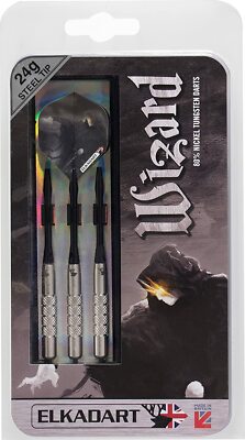 ELKADART Wizard- 24g  Steel Dart Stahlspitze Dartpfeile  Etui  Tungsten