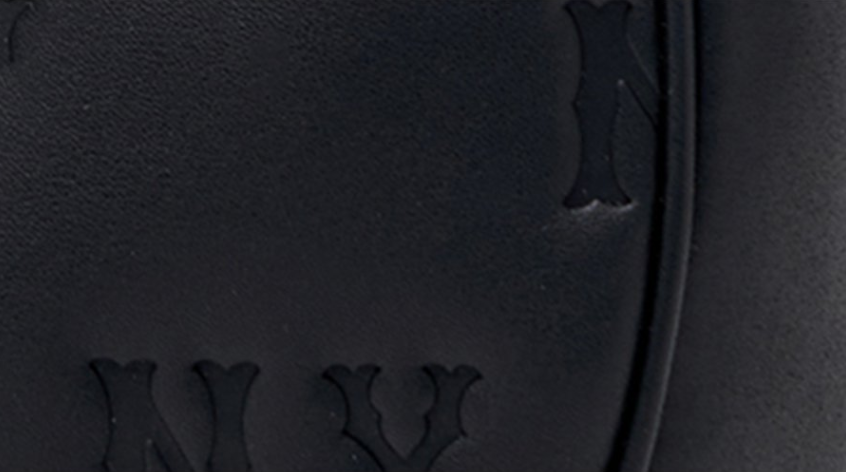 ★MLB Korea★ Classic Monogram Crack Embo Hobo Bag NY Black Classic MONOGRAM Crack Embo Hobo Bag BOSTON REDSOX - MLB KOREA