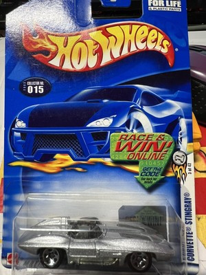 2003 Hot Wheels  Corvette Stingray #3/42 Collector No. 015 Beautiful silver