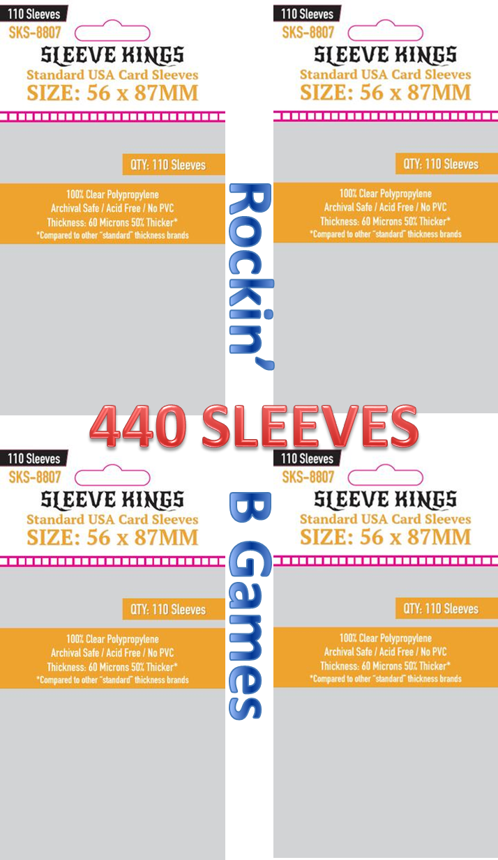 Magnum Dixit 80x120mm Sleeves Sleeve Kings Magnum - 80x120mm Protection  (440 Sleeves Total) Dixit Card Sleeves