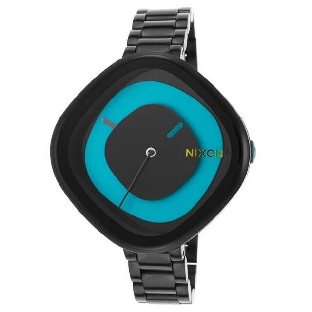 Nixon Women's Zona Black Ion Plated Stainless Steel Teal Nixon Women's Zona Black Ion Plated Stainless Steel Teal