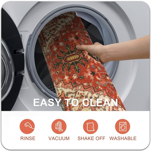 Washable Indoor Door Mat Retro Non Slip Floor Doormat Large Size Quickly Abso... - Picture 4 of 8
