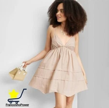 Women's (Size xs) Flip Flop Dress - Wild Fable Beige 