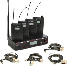 Galaxy Audio As-1210-4n Wireless In-ear Monitor System - N Band