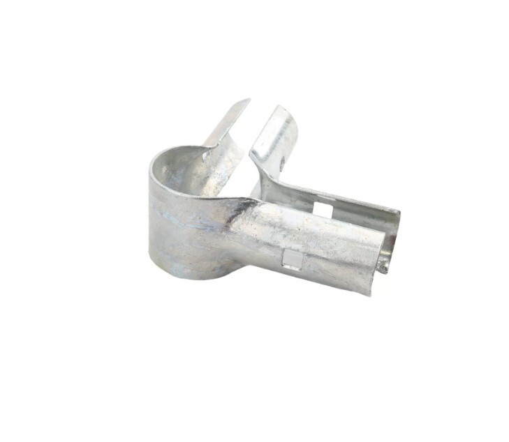 Chain Link 2" (1 7/8" OD) Post x 1 3/8" Rail Steel Corner Line Clamp (Pack of 4)