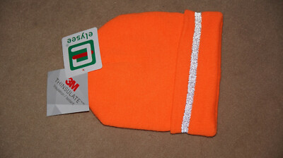 Winter Mütze orange 3M elysee Arbeitsschutz mit Reflexstreifen NEU & Unbenutzt