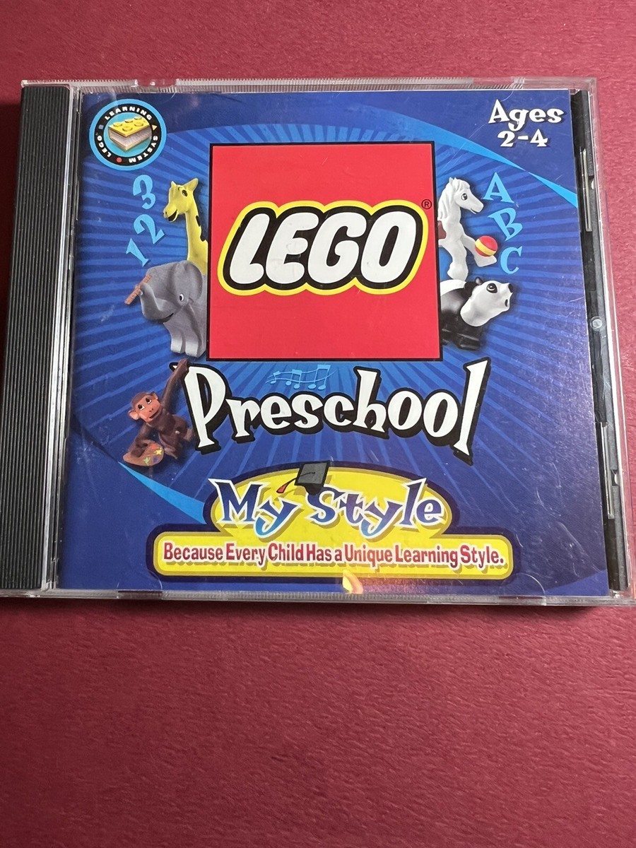 LEGO PRESCHOOL MY STYLE CD PC WINDOWS 95/98 MAC WITH MANUAL FREE