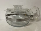 Vintage PYREX 6 Cup Glass Teapot 8446B