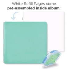 Creative Memories 12x12 Caribbean Album with White Pages  Tape Runner NEW