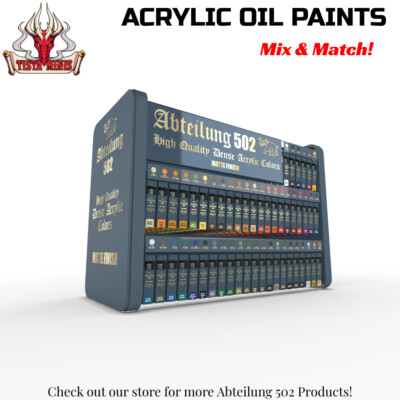 Abteilung 502 High Quality Dense Acrylic Paints - Full Range Mix and Match