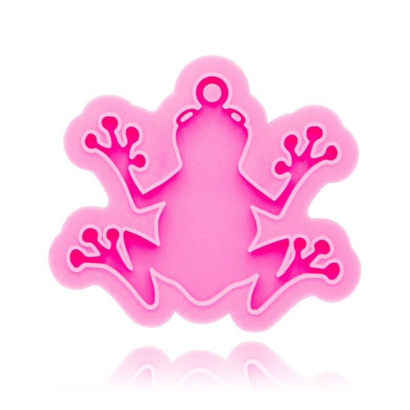 Frog-themed Resin Jewelry Keychain for Decorative Accessories