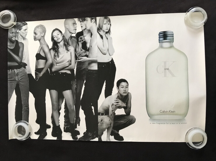 Calvin Klein CK ONE Vintage 1994 Original Poster Steven Meisel