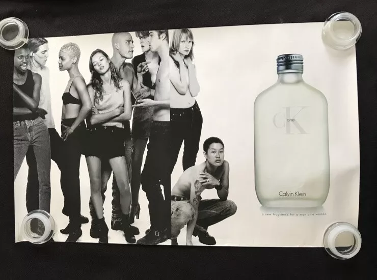 Calvin Klein CK ONE Vintage 1994 Original Poster Steven Meisel Never Used