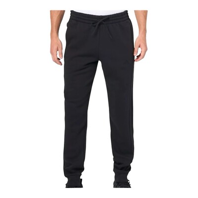 Adidas Essentials Fleece 3-stripes Tapered Pants Men's Size 4XLT Black IJ8885