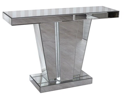 Konsolentisch verspiegelte Möbel Wandtisch Tischkonsole Flurtisch Glas Wandtisch