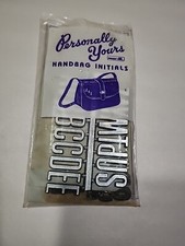 Personally Yours Handbag Initials Storell Industries 1977 Vtg Retro