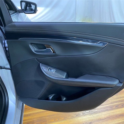 4Pcs Carbon Fiber Door DR Pull Stickers Cover Trim For Chevy Impala 2014-2020 - Imagen 8 de 14