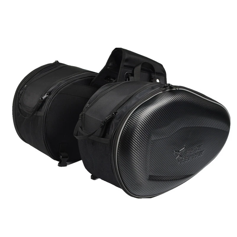 通用摩托车挂篮袋头盔行李箱鞍座侧盒 — 第 2/4 张图片