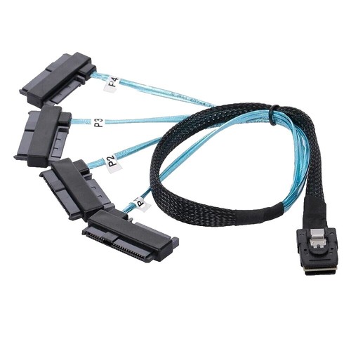 SAS Cable SFF-8087- 4xSATA MALE 483508-003 SPECIFICALLY FOR HP