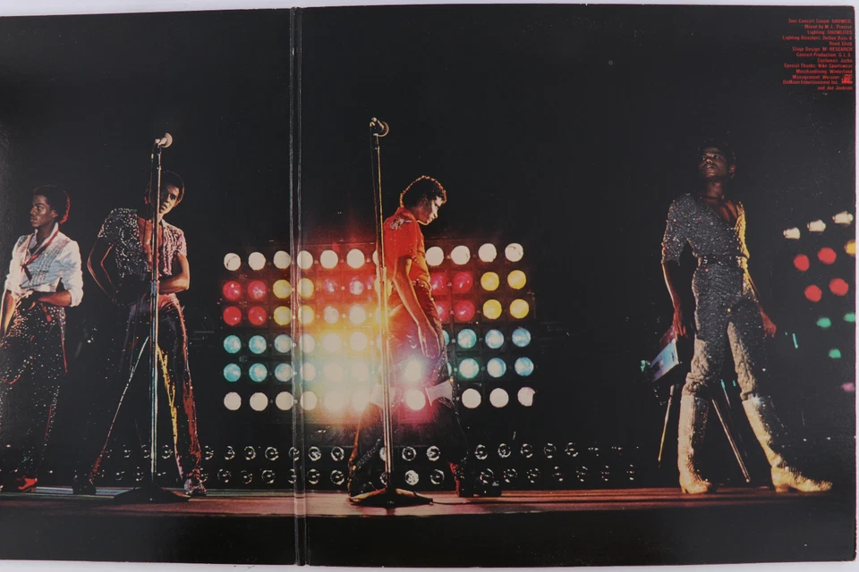 The Jacksons – Live - 1981 Stereo 12" Double LP Vinyl Record KE2 37545 EX - Image 4 of 4