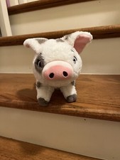 Disney Store Moana Pua Pig Plush  Toy 9”….pre-owned