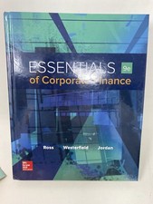 Essentials of Corporate Finance by Bradford D. Jordan, Stephen A. Ross and...