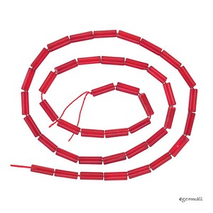 16-034-Red-Bamboo-Coral-Round-Tube-Seed-Beads-3x9mm-63109