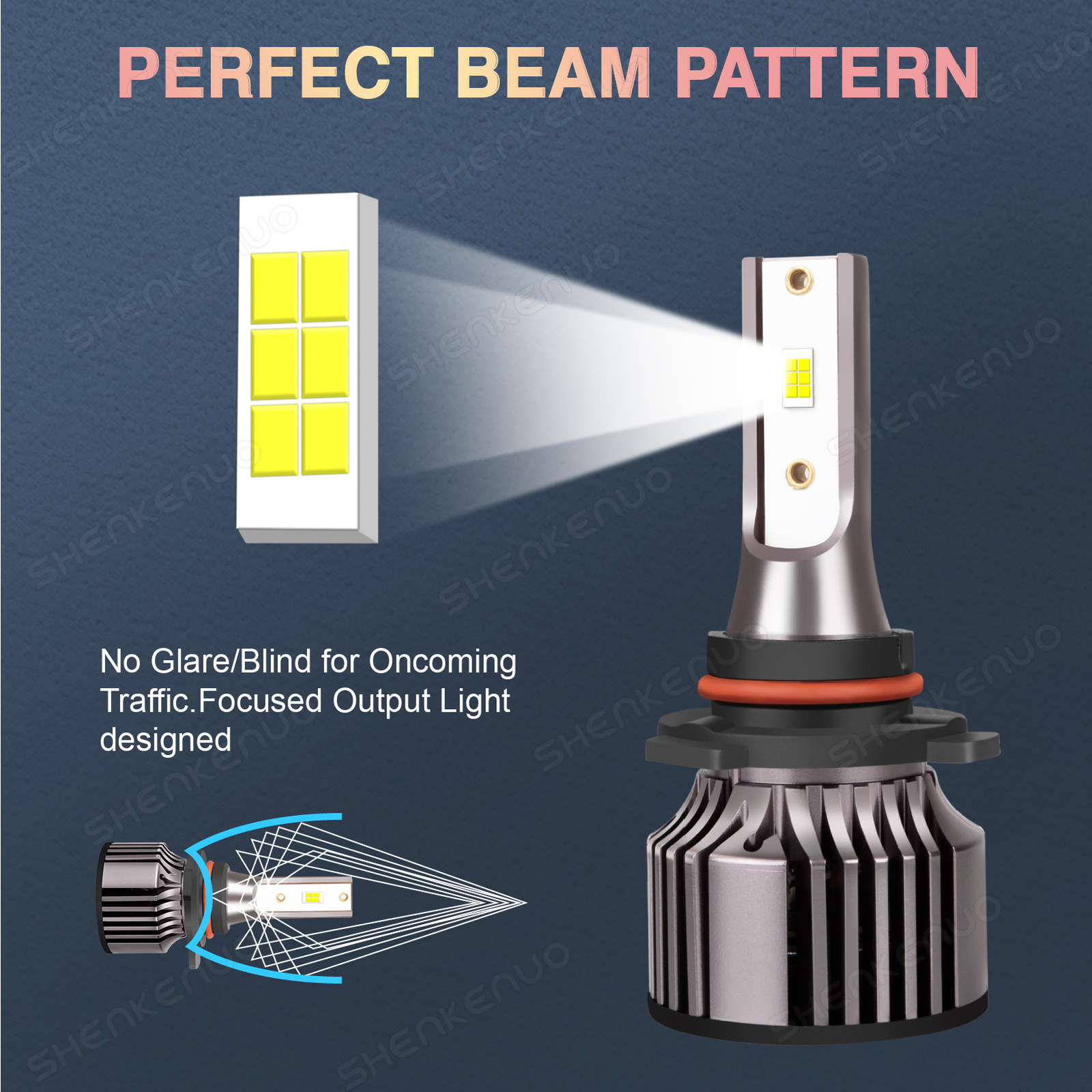 9005+H11 LED Headlight Bulb For Chevy Silverado 1500 2500 20082015