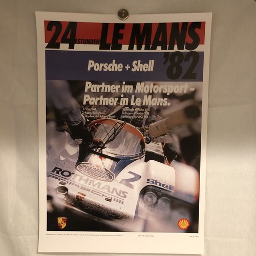 Awesome Porsche She’ll poster 24 Stunden Lemans 82 Rothmans Awesome - Picture 2 of 4
